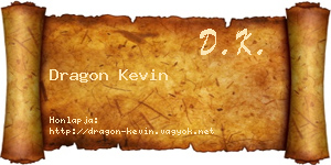 Dragon Kevin névjegykártya